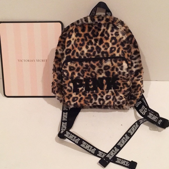 ?PINK VS?2019 CHEETAH FUR MINI BACKPACK Shop Victoria main image 2
